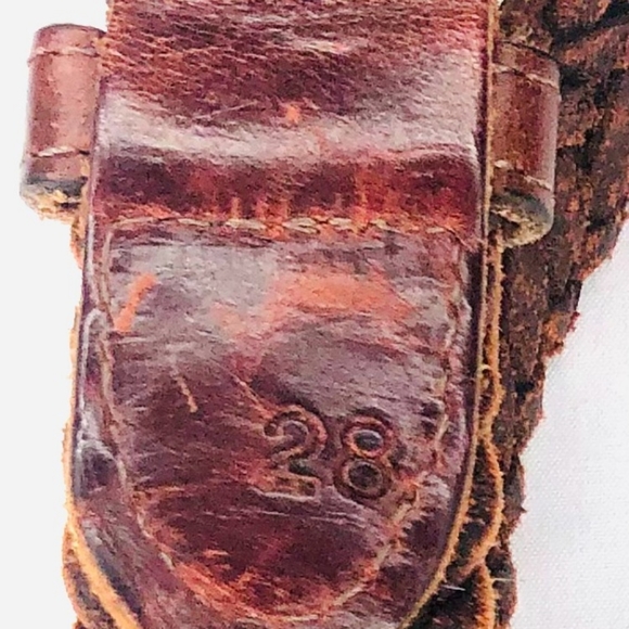 Genuine Leather Braided Belt With Bronze Colored Buckle - Picture 3 of 5